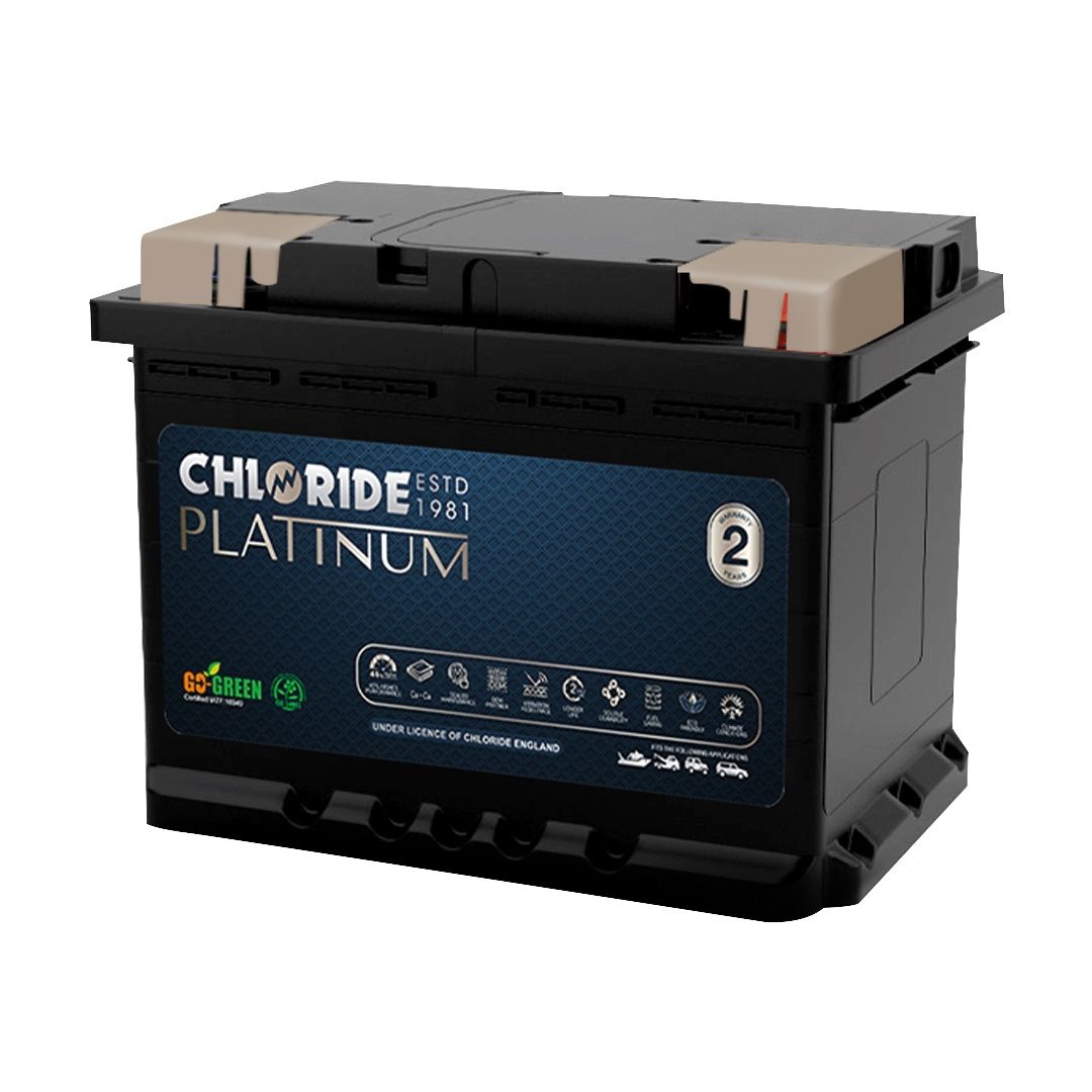 Chloride Platinum Car Battery - TD70L 12/60 AH L