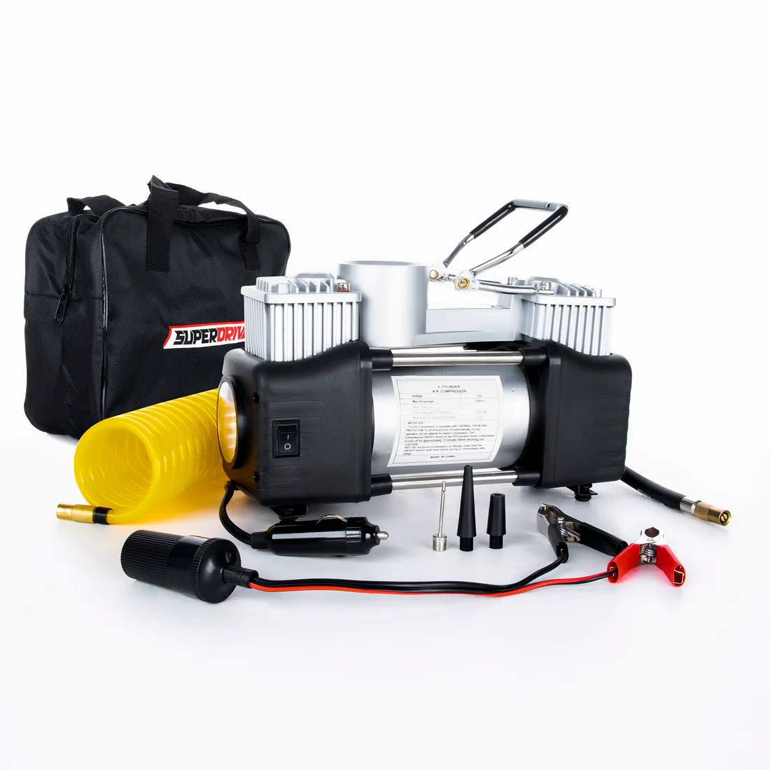 سوبردرايف كومبروسر هواء 2 سلندر  ، 12 فولت