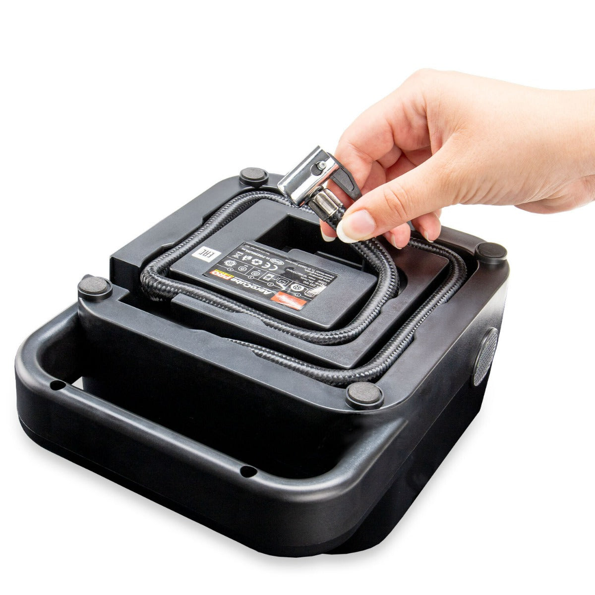 Heyner AreoCube Pro Digital Air Compressor, 10 Bar, 150 PSI, Black